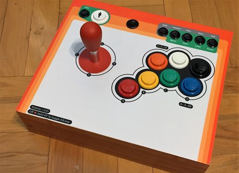 ArcadeControlPanel Arcade Control Panel, Arcade Controller, Random Reference, Arcade Retro, Arcade Stick, Hardware And Software, Dj Controller, Stick Design, Dj Setup