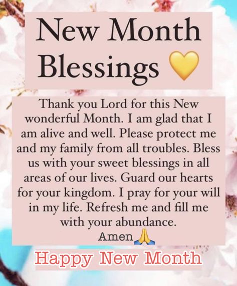 New Month Blessings, Happy New Month Prayers, New Month Greetings, Happy New Month Quotes, Beautiful Good Night Messages, New Month Wishes, Prayer For Our Children, New Month Quotes, Month Quotes