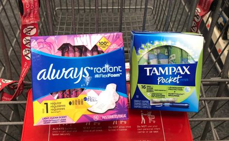 Tampons Vs Pads, Period Things, Kotex Tampons, Always Pure Cotton Pads, U By Kotex Tampons, Tampax Pearl, Always Pads, Pads And Tampons, America Sign