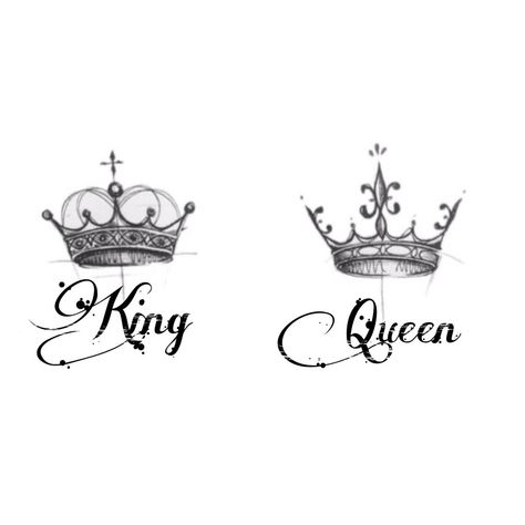 King And Queen Crowns Tattoos, King Queen Tattoo Design, Oliver Queen Tattoo, King And Queen Crown Tattoo, Coronas Tattoo, King And Queen Tattoo, King Crown Tattoo, Tattoo Queen, Queen Tattoo Designs