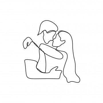 Drawing Of Couple Kissing, Line Drawing Of Couple, 그림 낙서, Siluete Umane, Couple Kissing, Minimalist Drawing, 패턴 배경화면, Continuous Line Drawing, One Line Drawing