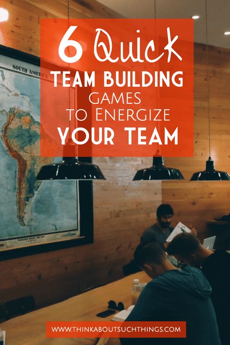 Quick Team Building Games, Team Bonding Games, Work Team Building Activities, Office Team Building, Team Bonding Activities, Teamwork Games, Work Team Building, Meeting Games, Fun Team Building Activities