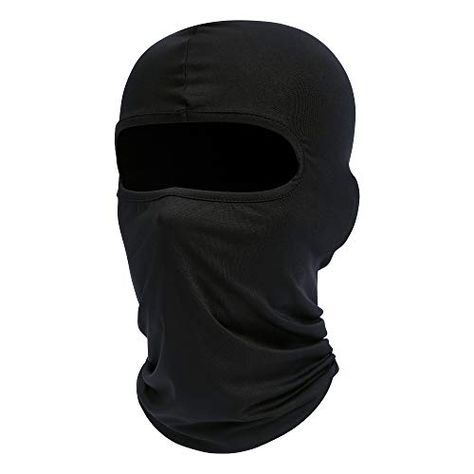 Fuinloth Balaclava Face Mask, Summer Cooling Neck Gaiter, UV Protector Motorcycle Ski Scarf for Men/Women Black Ninja Hoodie, Scarf For Men, Helmet Liner, Mens Casual Dress Outfits, Full Face Mask, Ski Mask, Mens Casual Dress, Bar Club, Scarf Men