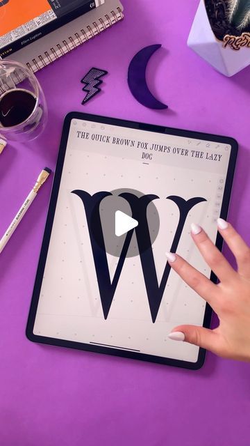 Aurelie Maron ✧ on Instagram: "This has to be the easiest way to create a font! I did all of this on my iPad in no time with @fontself 😱

Check out my tutorial on my YouTube channel to see the full process. The app is free on the App Store and super easy to use! ✨

T O O L S ✍🏼
iPad Pro 12.9” (4th generation 256GB)
Apple Pencil (2nd generation)
Fontself App @fontself 

#customtype #handlettering #lettering #typography #process #typism #strengthinletters #dailyart #goldcoastgraphicdesign #goldcoastdesigner #creativebusiness #goldcoastartist #letteringartist #fontdesign #fontself #font" Apple Pencil 2nd Generation, Lettering Typography, Lazy Dog, A Font, Ipad Pro 12, Letter S, Apple Pencil, Daily Art, My Youtube Channel