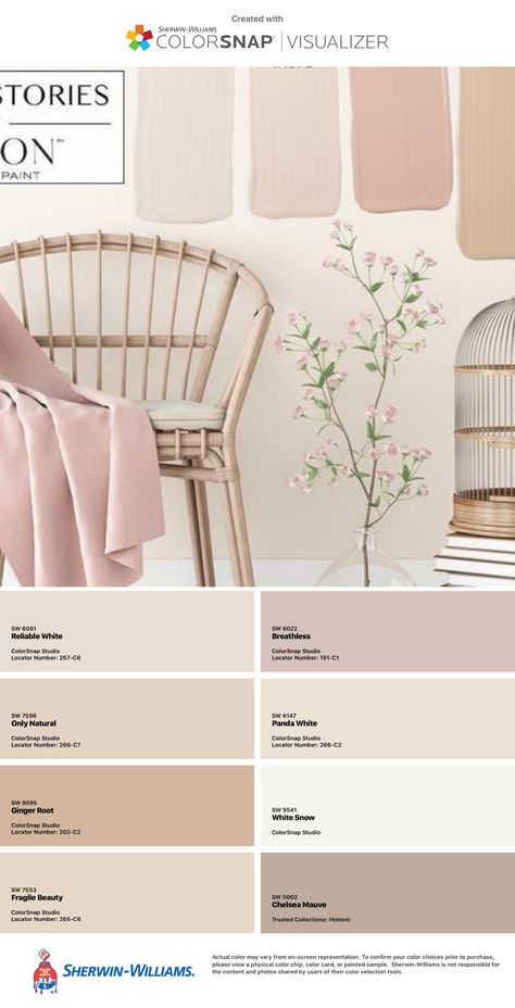 Blush Textured Wallpaper, Paint Colors For Room Bedrooms, Paint Colors To Go With Gray Furniture, Antique Bedroom Paint Colors, Beige And Mauve Nursery, White Beige And Pink Bedroom, Studio Business Decor, Light Wall Colours For Bedroom, Muted Paint Colors Sherwin Williams