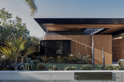 Gallery of Cove House / Justin Humphrey Architect - 6 Cove House, Timber Battens, Passive Design, Patio Interior, Ground Floor Plan, Australian Homes, Local Design, Residential Architecture, Modern Architecture