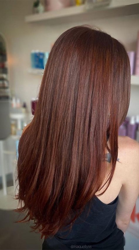 Chocolate Auburn Hair Color, Auburn Hair Colour, Chocolate Auburn Hair, Redish Brown Hair, Natural Auburn Hair, Auburn Hair Color Ideas, Light Auburn Hair Color, Reddish Brown Hair Color, Auburn Hair Color