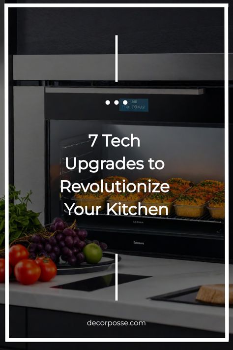 Discover the latest kitchen tech upgrades that will transform your cooking experience. From smart ovens to voice-activated appliances, these gadgets will revolutionize the way you prepare meals. Plus, get a sneak peek at 10 innovative kitchen cabinetry trends that are transforming homes in 2023. Kitchen Appliances Ideas, Kitchen Appliance Trends, Smart Kitchen Ideas, Smart Kitchen Technology, High Tech Kitchen, Smart Home Ideas, Smart Fridge, Kitchen Innovation, Kitchen Tech