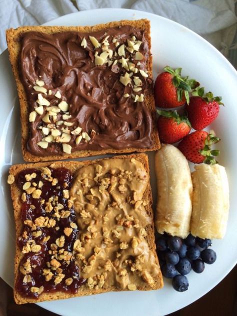 Mydailyfitspiration: instagram: @iam_evelina Happy Breakfast, Chocolate Cashew, Honey Nut, Cashew Butter, Think Food, Food Goals, Raspberry Jam, Iftar, Pretty Food