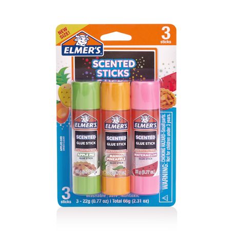 Elmers Glue Stick, Elmers Glue, Paper Display, Scent Sticks, Mango Pineapple, Display Boards, Elmer's Glue, School Glue, Cute School Supplies