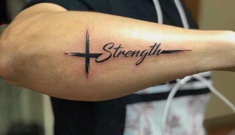 3 Crosses Tattoo Design, Jesus Tattoos, Inside Of Arm Tattoo, Arm Tattoos For Guys Forearm, Wing Tattoo Men, Gothic Tattoos, Forearm Tattoo Quotes, Tattoo Quotes For Men, Small Back Tattoos