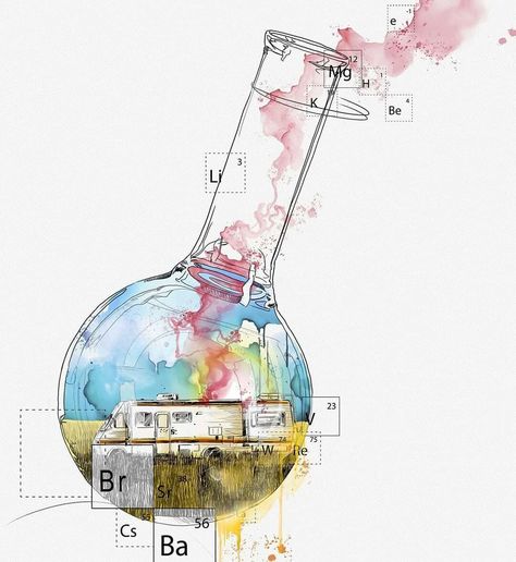 Chemistry Drawing, Lab Chemistry, Science Lab Decorations, Pharmacy Art, Breaking Bad Art, Chemistry Posters, Chemistry Art, School Book Covers, Biology Art