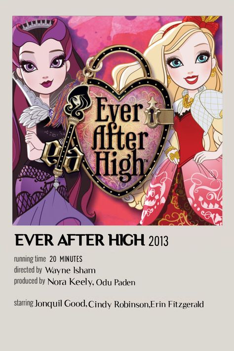 Ever After High Poster, Polaroid Poster, Minimalist Posters, Ever After High, Find Picture, Really Good Movies, Minimalist Poster, Ever After, Good Movies