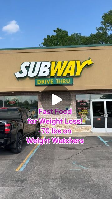 Lia Soprano on Instagram: "I lost weight eating fast food all the time and never exercising! Yes, it’s possible! Here’s what I get from @subway! #weightwatchers #weightwatcherssupport #weightloss #subway #healthyfastfood #wwrecipes #weightloss" Healthy Subway Orders, Low Carb Fast Food Options, Fast Food Hacks, Cottage Cheese Dinner, Subway Order, Fast Food Breakfast, Cheese Dinner, Ww Points, Eating Fast