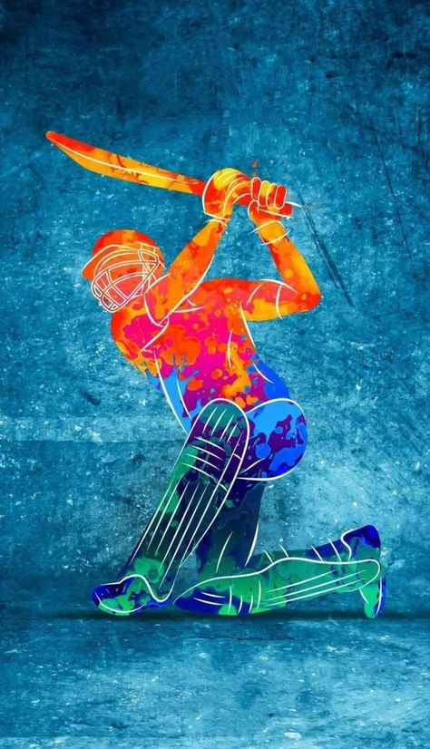 Cricket Wallpapers Art, Cricket Aesthetic, Cricket Logo Design, Cricket Game, Cricket Logo, Nike Gifts, Cricket Coaching, Cricket Poster, Ms Dhoni Wallpapers