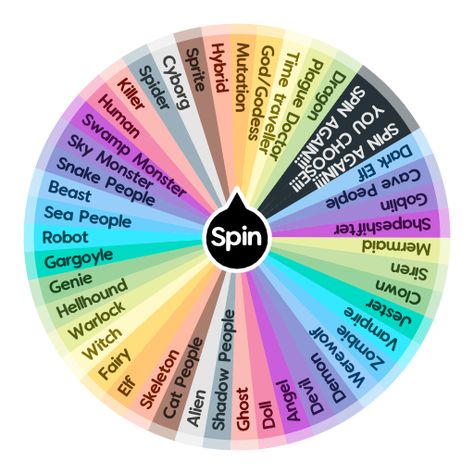 😈💀 What Creature/Monster Are You??? 💀😈 | Spin the Wheel - Random Picker Spider People Monster, Monster Oc Generator, Human Snake Oc, Spin The Wheel Oc Challenge, Human X Monster, Monster Oc Ideas, Creature Generator, Random Color Generator, Sea Monster Oc