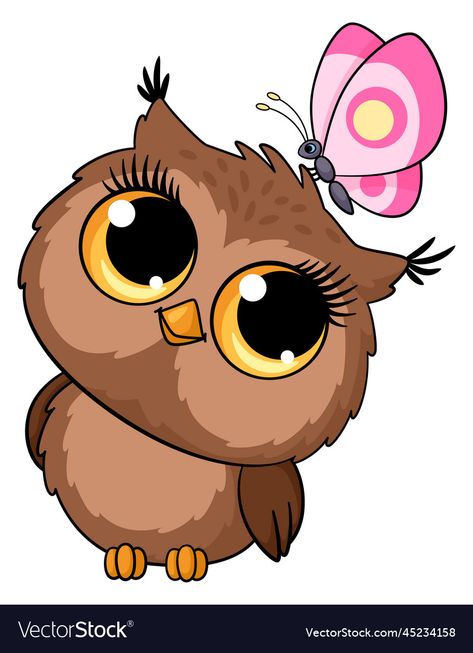 Owl Character, Cute Owl Cartoon, Cartoon Bird, Summer Drawings, Funny Clothes, Owl Head, Cartoon Butterfly, Cartoon Birds, Iphone Lockscreen Wallpaper