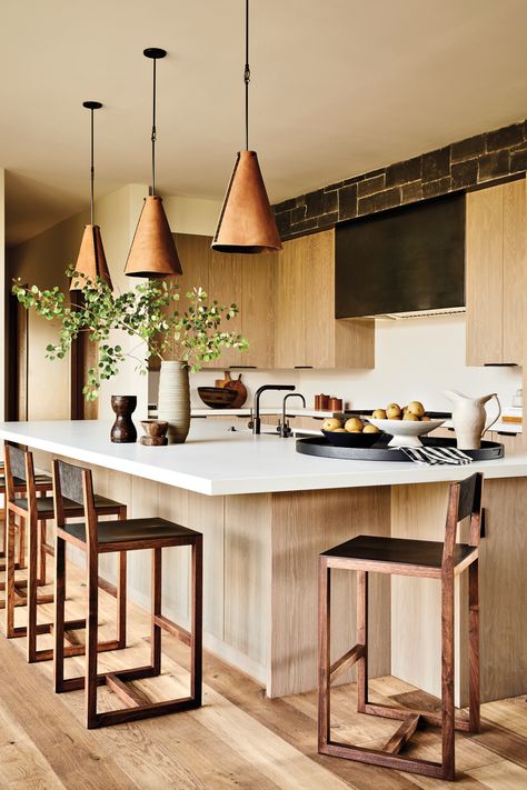 Fresh Concrete Caesarstone, Concrete Kitchen Counters, Yellowstone Club, Studio Chairs, Natural Palette, Concrete Kitchen, Custom Sectional, Luxe Interiors, Kitchen Inspo