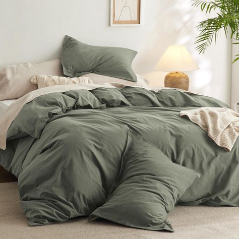 PRICES MAY VARY. Extra Cozy: The 100% cotton outer cover on this comforter set provides exceptional breathability and moisture-wicking properties, ensuring maximum coziness night after night. Ultra Soft: This comforter is prewashed in manufacturing, and filled with extra-fine polyester microfiber to achieve an exquisite softness that's gentle on the skin, delivering all-year-round comfort. Natural Wrinkle: This comforter features a stylish, natural wrinkle that can effortlessly complement any in Twin Size Comforter, Full Comforter Sets, Fluffy Comforter, Cotton Comforter Set, Twin Comforter Sets, Bed Comforter Sets, Twin Comforter, King Comforter Sets, Queen Comforter Sets