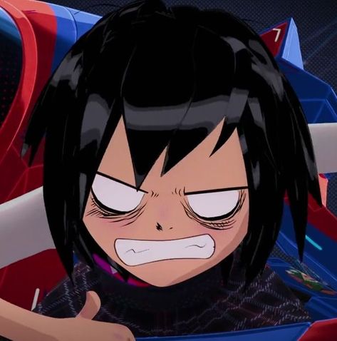 Peni Parker, Anime Character, Anime, Black