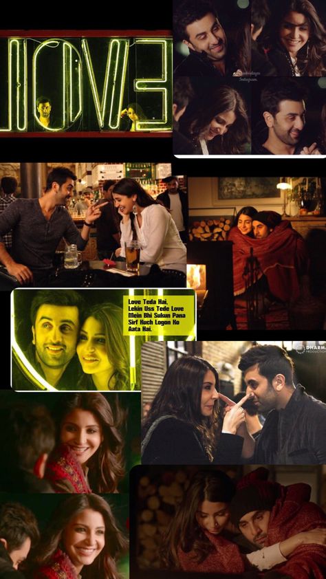 Ae Dil Hai Mushkil Wallpapers, Ae Dil Hai Mushkil Aesthetic, Ae Dil Hai Mushkil Quotes, Bollywood Journal, Bliss Movie, Ae Dil Hai Mushkil, Ae Dil, Movie Frames, Inspiration Portrait