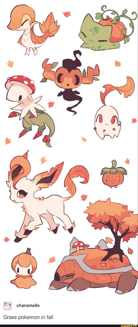 Made Up Pokemon, Minior Pokemon Wallpaper, Thanksgiving Pokemon, Beautiful Pokemon Art, Dinosaur Pokemon, Unknown Pokemon, Pokemon Art Ideas, Pokemon Thanksgiving, Eeveelutions Wallpaper