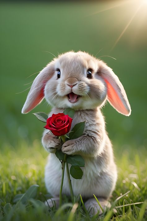 Animales Cute, Rabbit Wallpaper, Animal Caricature, Rabbit Pictures, Smile Images, Cute Image, Cute Bunny Pictures, Emotional Support Dog, Support Dog