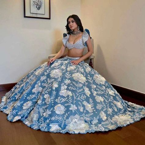 DM or watsapp on +91-9758392215 for prices and orders! C-01/0A Banarasi Lengha, Blue Lehenga Choli, Indian Wedding Party, Engagement Lehenga, Kids Lehenga Choli, Lehenga Choli For Women, Choli For Women, Lehenga Designs Simple, Wedding Lehenga Designs