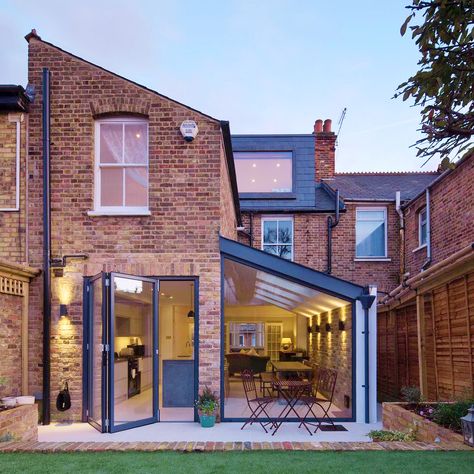 Cadiz, Kitchen Extension Terraced House, Victorian Terrace Extension, Terrace House Extension, Terrace Extension, Terrace House Exterior, Small Extension, Victorian House Interiors, Side Return Extension