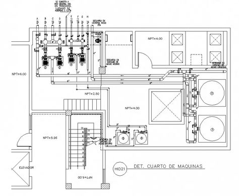 Mechanical Room Layout, Mechanical Room, Window Detail, 2d Design, Building Plan, Cad Blocks, Autocad Drawing, Room Planning, Room With Plants