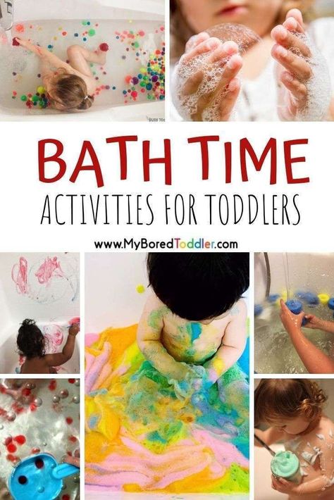 bath time activities for toddlers - fun ways to make your toddler's bath time fun - #myboredtoddler #toddleractivity #toddleractivities #bathtime #toddlerplay #toddlers #toddlermums #toddlermoms #parenting #toddlerparent Bathtime Fun For Kids, Bath Time Activities, Quiet Toddler Activities, Bath Activities, Bathtime Fun, Toddler Bath Time, Toddlers Activities, Toddler Parenting, Simple Activities