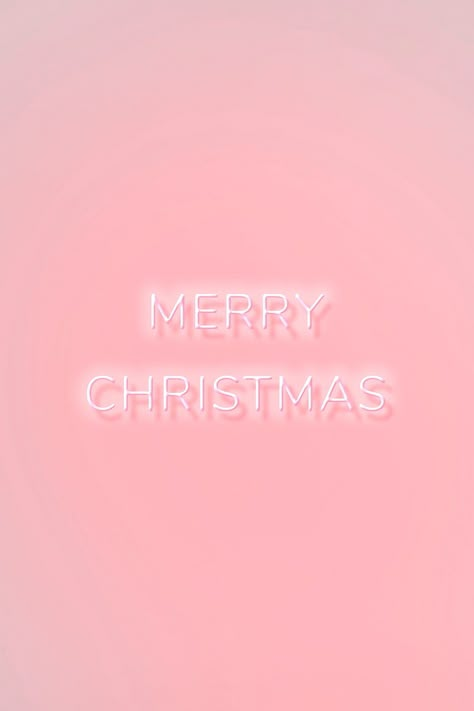 Merry Christmas neon word typography on a pink background | free image by rawpixel.com / nunny Merry Christmas Images Instagram, Pink Christmas Quotes, Iphone Esthetics, Esthetician Posts, Christmas Wallpapers Tumblr, Pink Christmas Background, Seasonal Wallpaper, Word Typography, Christmas Widgets