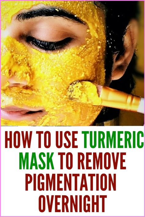 Pigmentation Remedy, Overnight Remedies, Turmeric Mask, Turmeric Face Mask, Acne Dark Spots, Dark Spots On Face, Dark Spots On Skin, Lighten Dark Spots, Spots On Face