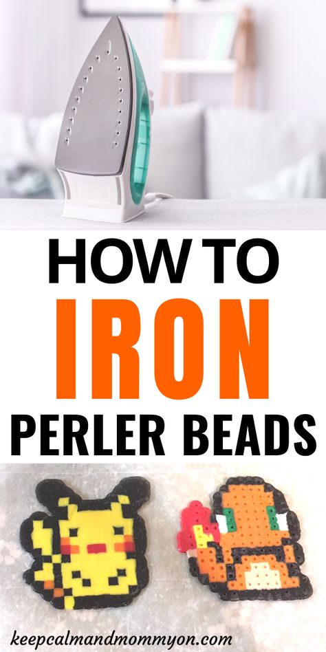 Ironing Perler Beads, How To Fuse Perler Beads, Perler Beads How To, Fusible Beads Pattern, Peeler Bead Storage, How To Make Perler Beads Flat, How To Melt Perler Beads With An Iron, How To Iron Perler Beads, Mini Fuse Beads Ideas