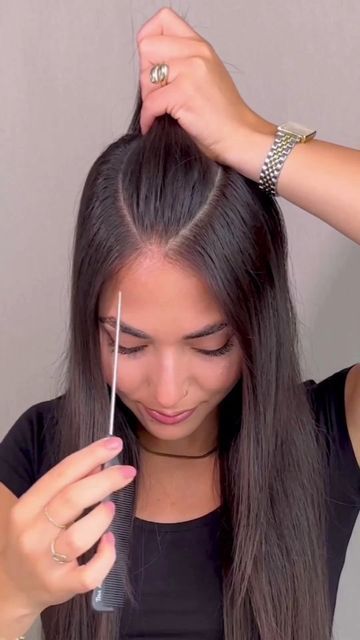 Easy Hairstyle, Hair Style Vedio, Cute Simple Hairstyles, Ribbon Hairstyle, Easy Hair Updos, Open Hairstyles, Hair Tutorials For Medium Hair, Peinados Fáciles Para Cabello Corto, Hoco Hair Ideas