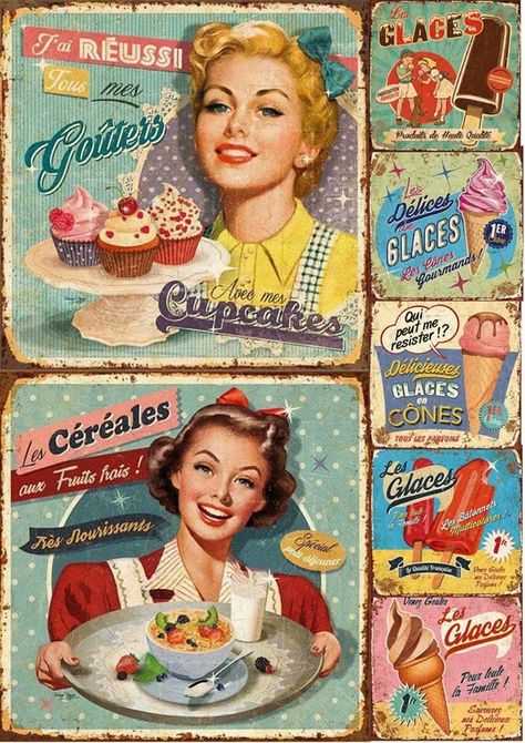 Vintage Commercial Poster, Weird Vintage Ads, Era Victoria, Etiquette Vintage, Seni Vintage, Retro Advertising, Decoupage Vintage, Retro Ads, Foto Vintage