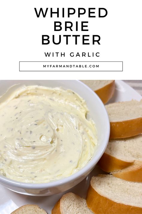 "Indulge in culinary decadence with our Whipped Brie Butter with Garlic! 🧀🌿 Elevate your spreads with this creamy delight, blending rich brie, luscious butter, and the perfect hint of garlic. Perfect for spreading on warm bread or enhancing your favorite dishes. Say hello to flavor sophistication! 🍞🌰 #BrieButter #GourmetFlavors #GarlicLovers" Brie Butter Recipe, Whipped Brie Butter, Brie Butter, Whipped Butter Recipe, Whipped Brie, Butter Recipes Homemade, Bread Crackers, Whipped Butter, Butter Recipes