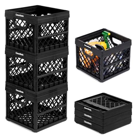 Storage Crate, Collapsible Storage, Milk Crate, Collapsible Storage Bins, Stackable Storage Bins, Milk Crates, Organization Essentials, Moving Boxes, Crate Storage