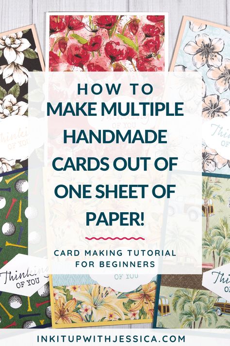 Quick Easy Cards To Make, Cards From 12x12 Paper, Easy Cardmaking Ideas, Card Making For Beginners, Fancy Cards Ideas, Handmade Cards For Friends, Card Making Ideas For Beginners, Card Making Ideas Easy, Card Measurements