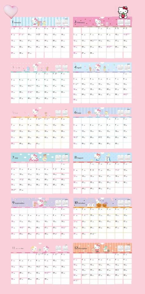 belki seversiniz¿ a5plannerprintable Hello Kitty Calender 2023, Sanrio Calander 2023, Cutecore Calendar, Hello Kitty Calendar 2024 Printable, 2024 Hello Kitty Calendar, Sanrio Calander, Paper Crafts Hello Kitty, Hello Kitty Calendar 2023, Crafts Hello Kitty