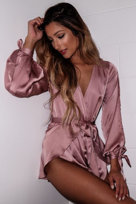 TUESDAY DREAM playsuit - MISHKAH Party Outfit Night Classy, Silk Playsuit, Satin Outfit, Satin Playsuit, Lingerie Silk, Belle Lucia, Satin Fashion, Floral Playsuit, Satin Romper