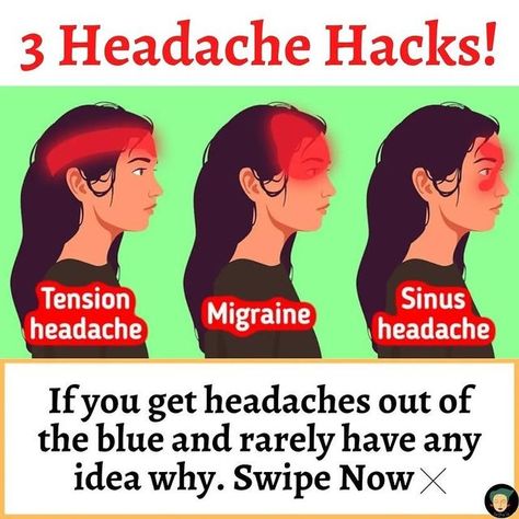 Mother Nature Heals on Instagram: "Make sure you follow @naturethecure to learn how nature can help you heal yourself ❤ - Like | Comment | Save | Share Turn on post notifications📢 - Follow our new page @betterremedies for natural remedies 🌱🙏 - Credit: @instabeautytricks Please DM for credit or removal #headaches #headacherelief #headache #headachessuck" How To Remove Headache, Sinus Migraine, Throbbing Headache, Migraine Attack, Migraine Prevention, Heal Yourself, Improve Brain Function, Learn Yoga, Vicks Vaporub