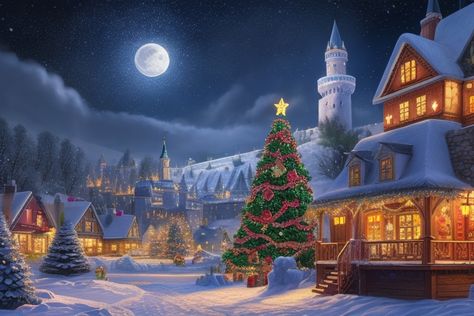 Christmas Desktop Wallpaper, Best Christmas Songs, Santa's House, Christmas Desktop, Snow Pictures, Christmas Wallpaper Backgrounds, Christmas Scenery, Christmas Phone Wallpaper, Cute Desktop Wallpaper