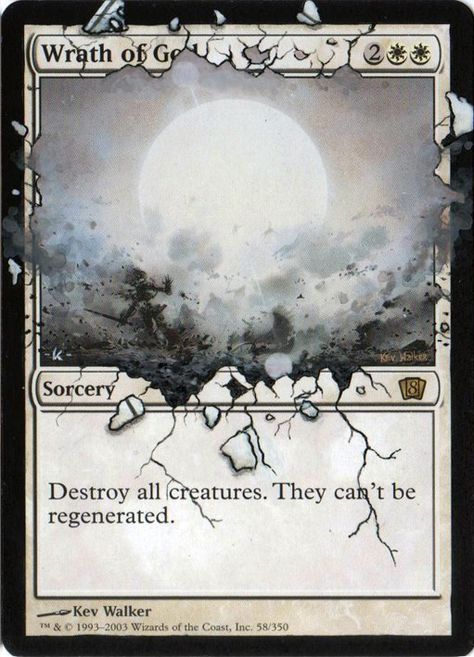 Wrath of god Mtg Card Alters, Mtg Altered Art Cards, Mtg Aesthetic, Mtg Memes, Magic Card Game, Mtg Alter, Wrath Of God, Mtg Altered Art, Mtg Cards