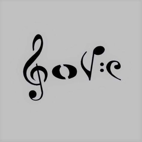 Music Notes Tattoo, Band Jokes, Music Tattoo Designs, Note Tattoo, Music Drawings, Music Tattoos, The Word Love, Word Love, Dessin Adorable