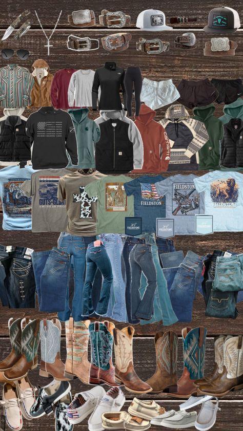 Dream wardrobe #country #countrygirl #countryoutfit #countryfit #dreamwardrobe Country Fall Outfits, Country Music Festival Outfits, Country Western Outfits, Cute Western Outfits, Country Outfits Women, Cute Cowgirl Outfits, Casual Country Outfits, Southern Outfits, Country Style Outfits