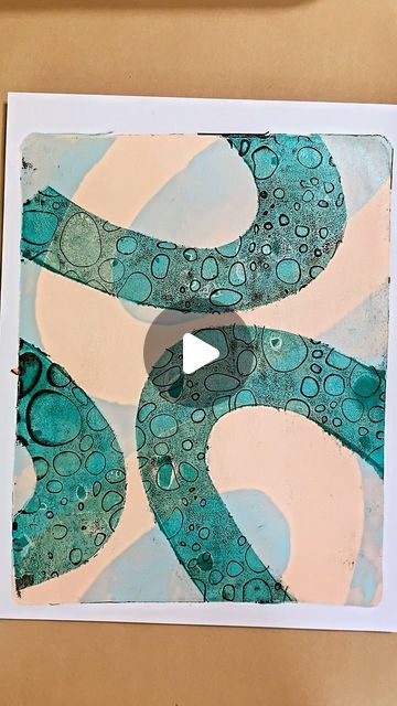 Kristen Burnham on Instagram: "I love watching Susan Clifton’s YouTube channel.  I learned this layering technique from her. I’d like to improve upon this method.  Not too crazy about this pull. 😆 Thank for watching! 🩵🫒🕊️#blonde__olive #gelplate #gelplateprinting #monoprints #monoprint #monoprinting #gelliplate #gelliplateprinting #gelliart #gelliarts #stencil #stencils #stencilart #stencilmask  #artjournal #gelpress #artjournals #artjournaling #gelplateprints #gelprinting #gelprint #abstractart #midcenturymodern #midcentury #midcenturydesign #craftingislife #acrylicpainting" Geli Plate Printing, Gelli Painting, Monoprint Artists, Monoprinting Techniques, Gelli Printing Techniques, Gelli Plate Techniques, Gelli Printing Art, Gelli Plate Art, Gel Printing