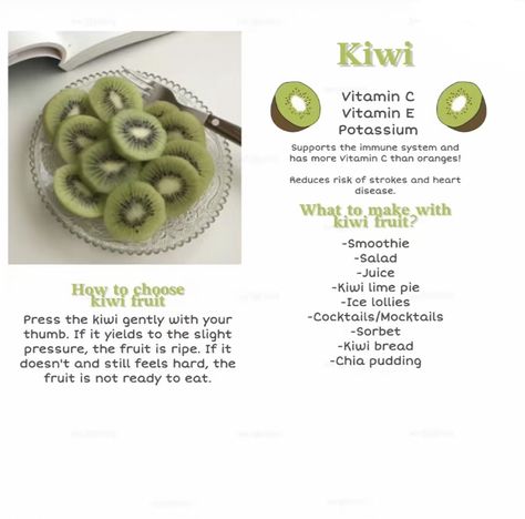 Kiwi benefits #health #healthyfood #healthylifestyle #healthyrecipe #healthcare #healthybreakfast #healthymeals #blueberrie Kiwi Health Benefits, Kiwi Benefits, Food Health Benefits, Parenting Done Right, Ice Lolly, Herbs For Health, Kiwi Fruit, Lime Pie, Chia Pudding