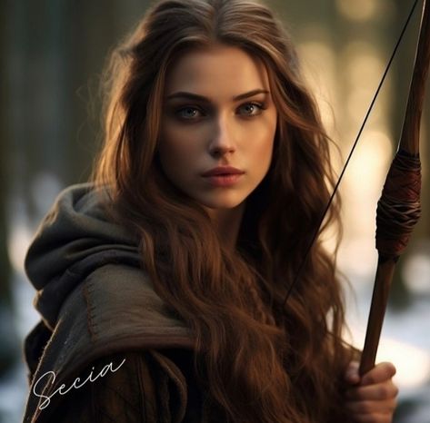 Feyre Bow And Arrow, Feyre Hair, Mortal Queens Acomaf, Feyre Crown, Feyre Fan Art, Feyre Archeron Fanart, Feyre Fanart, Feyre Archeron, Feyre Acotar