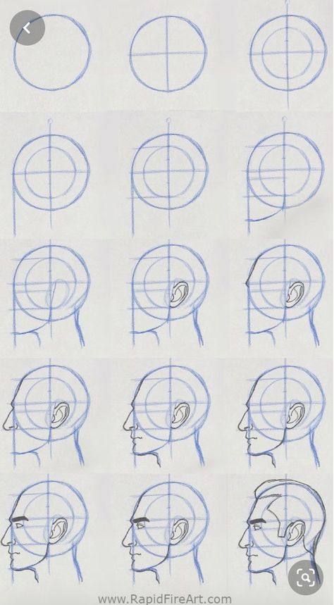 How To Draw The Human Head, Loomis Method Head Tutorial, Face Anatomy Drawing Step By Step, Semi Realistic Full Body Drawing, Loomis Method Side View, Face Drawing Tutorial Step By Step, Head Drawing Realistic, Loomis Method Head Angles, Head Proportions Drawing